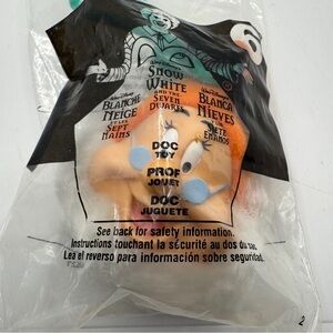 2001 McDonald's Happy‎ Meal Toy Doc Snow White and the Seven Dwarfs #6 Disney